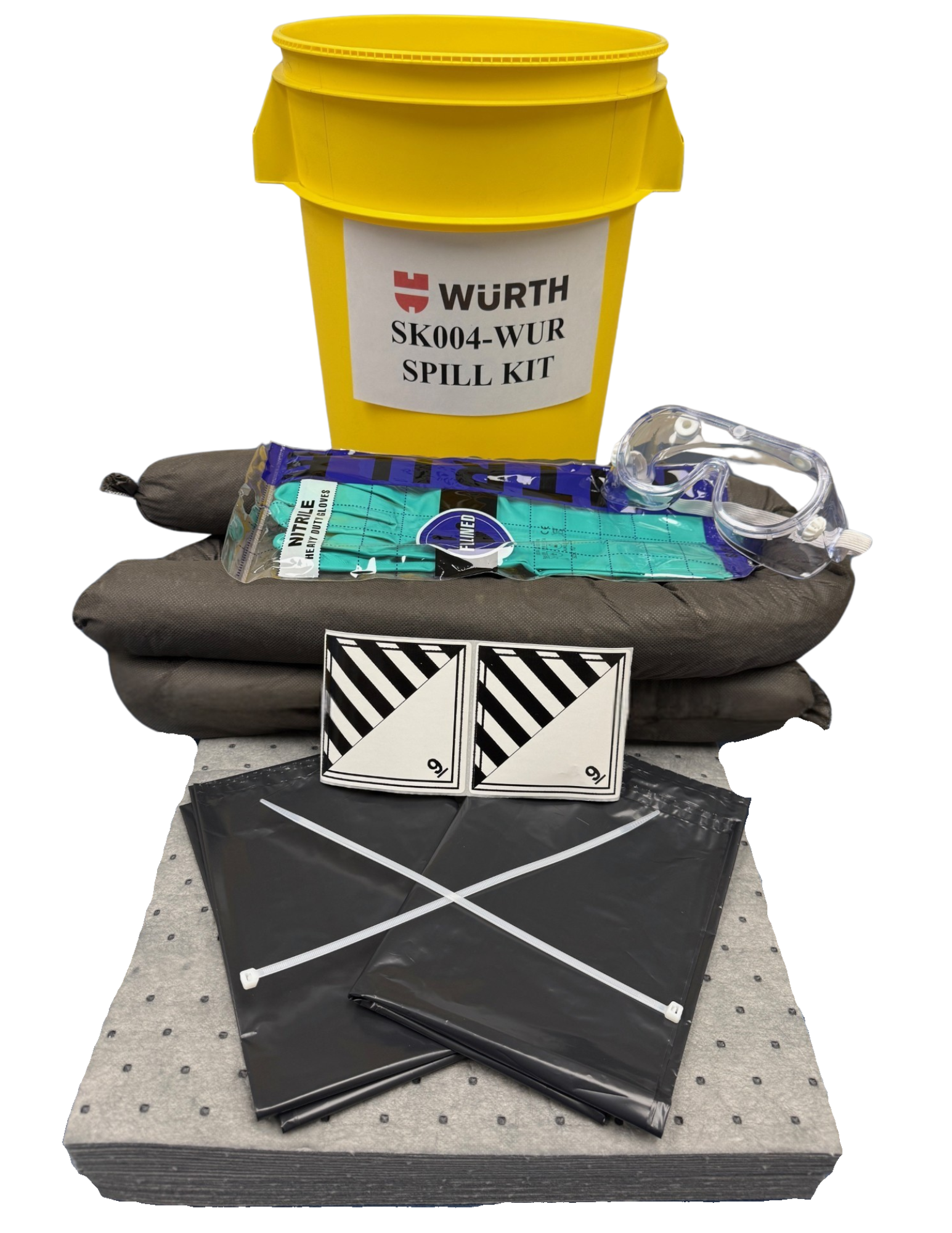 UNIVERSAL 5 GALLON SPILL KIT PAIL